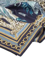 FERRAGAMO carré de soie femme bleu – Image 2