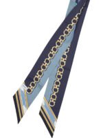 FERRAGAMO mini bandeau en soie femme bleu – Image 2