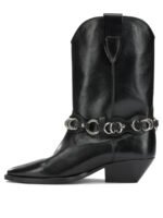 ISABEL MARANT bottines en cuir femme noires – Image 3