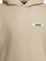 JACQUEMUS sweat à capuche homme beige – Image 3