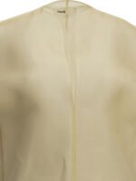 KHAITE top en soie femme beige – Image 3
