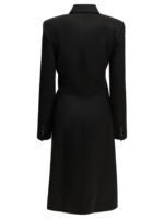 KHAITE manteau long en laine femme noir – Image 2