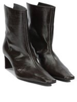 KHAITE bottines en cuir femme noires – Image 2
