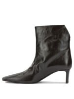 KHAITE bottines en cuir femme noires – Image 3