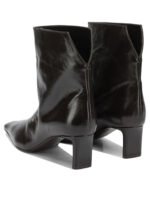 KHAITE bottines en cuir femme noires – Image 4