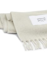 MAISON KITSUNÉ écharpe homme beige – Image 2
