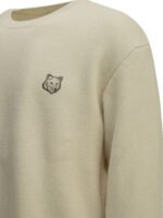 MAISON KITSUNE pull-over en laine homme blanc – Image 4