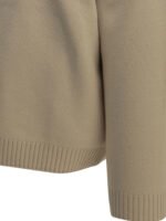MAISON KITSUNE polo en laine homme beige – Image 4