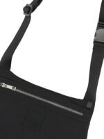MAISON KITSUNÉ sac bandoulière en nylon homme noir – Image 3
