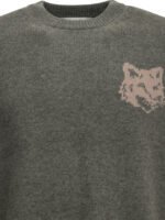 MAISON KITSUNÉ pull-over en laine homme gris – Image 3