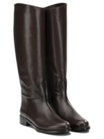 MARETTO bottes en cuir femme marron – Image 2