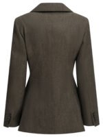 MAX MARA blazer en laine femme noir – Image 2