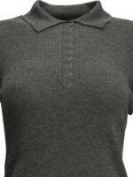 MAX MARA polo en cachemire femme gris – Image 3