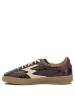 MOACONCEPT baskets en cuir femme bordeaux – Image 3