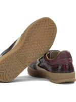 MOACONCEPT baskets en cuir femme bordeaux – Image 5
