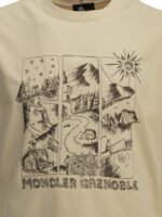 MONCLER GRENOBLE t-shirt homme beige – Image 3