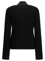 MONCLER GRENOBLE cardigan matelassé femme noir – Image 2