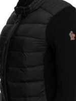 MONCLER GRENOBLE cardigan matelassé femme noir – Image 3