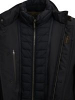 MOORER manteau long homme bleu – Image 3