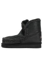 MOU bottes en cuir femme noires – Image 3