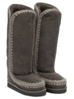 MOU bottes en cuir femme marron – Image 2