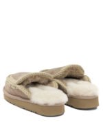 MOU mules en cuir femme beiges – Image 4