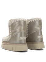 MOU bottes en cuir femme argentées – Image 4