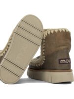 MOU bottes en cuir femme marron – Image 5