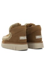 MOU bottes en cuir femme marron – Image 4