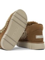 MOU bottes en cuir femme marron – Image 5
