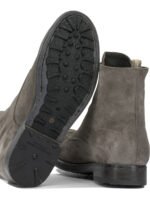 OFFICINE CREATIVE bottines en daim homme gris – Image 5
