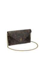 PINKO pochette en cuir femme marron – Image 2