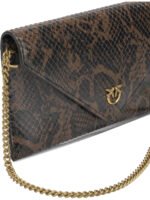PINKO pochette en cuir femme marron – Image 4