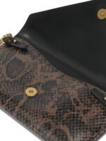 PINKO pochette en cuir femme marron – Image 5