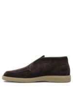 SANTONI mocassins en daim homme marron – Image 3