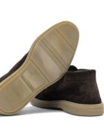 SANTONI mocassins en daim homme marron – Image 5