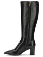 SANTONI bottes en cuir femme noires – Image 3