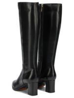 SANTONI bottes en cuir femme noires – Image 4