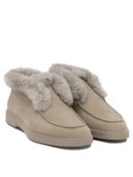 SANTONI mocassins femme beiges – Image 2