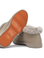 SANTONI mocassins femme beiges – Image 5