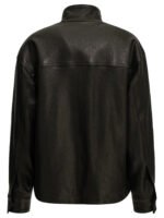 SEMPER veste en cuir femme marron – Image 2