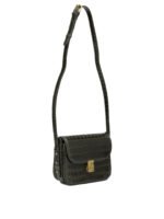 SOEUR petit sac bandoulière effet croco femme vert – Image 2