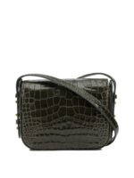 SOEUR petit sac bandoulière effet croco femme vert – Image 3