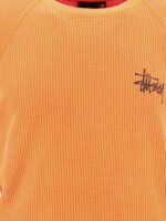 STÜSSY pull en coton homme orange – Image 3