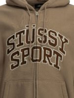 STÜSSY sweat-shirt zippé homme beige – Image 3
