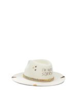 THE HAT Gang chapeau en laine femme blanc – Image 3