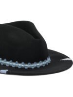THE HAT Gang chapeau en laine femme noir – Image 4