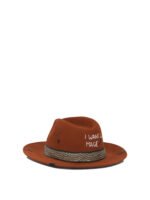THE HAT Gang chapeau en laine femme orange – Image 3