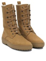 TOD'S bottes en cuir femme beige – Image 2