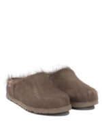 UGG sabots en cuir femme marron – Image 2